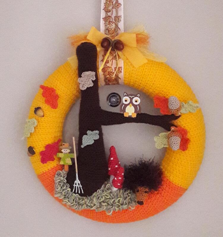 Crochet pattern autumn decoration (21 pieces)