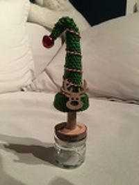 Häkelanleitung für kleine Zipfel-Tannenbäumchen und Anhänger