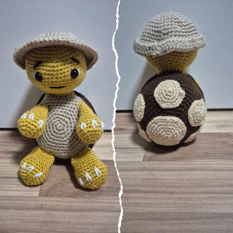 PDF Häkelanleitung Amigurumi Schildkröte Nina
