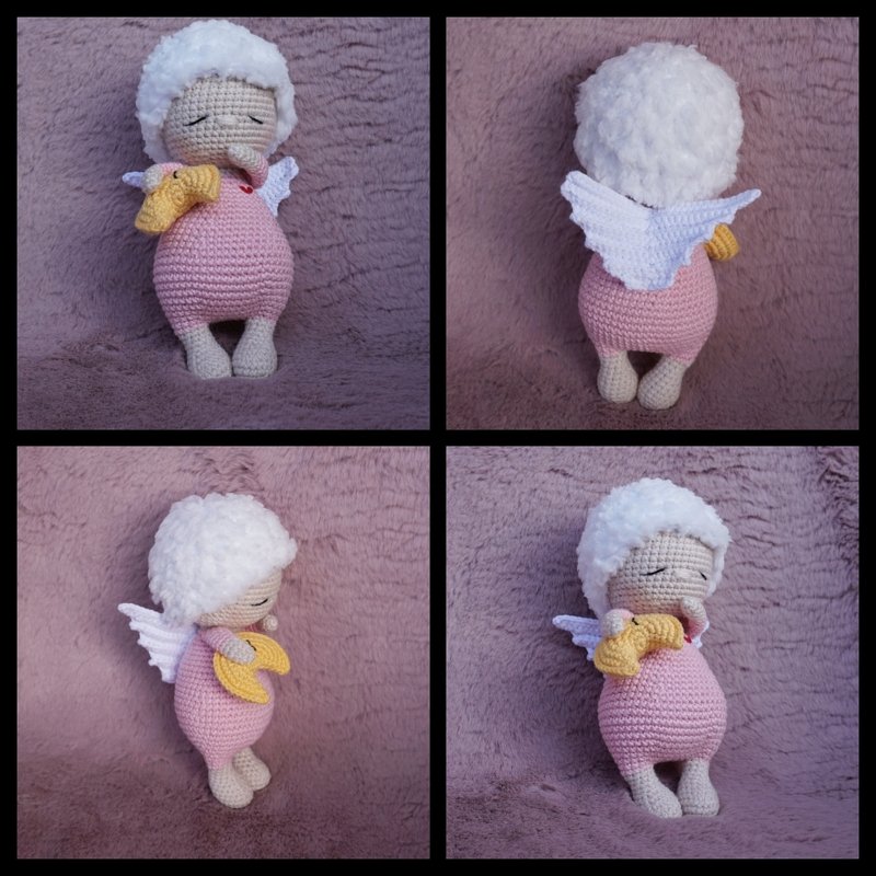 Schutzengel "Hope", Deutsche Häkelanleitung