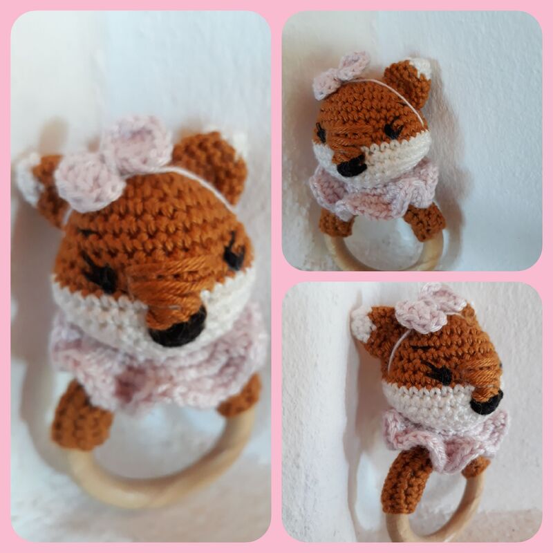 Häkelanleitung Greifling Fuchs