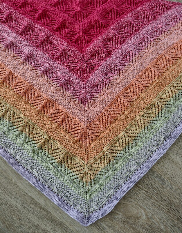 Strickanleitung Dreiecktuch &quot;Valerie&quot;