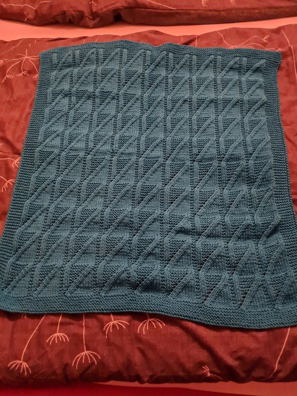 Baby Blanket „Sweet Embrace“, knitting pattern