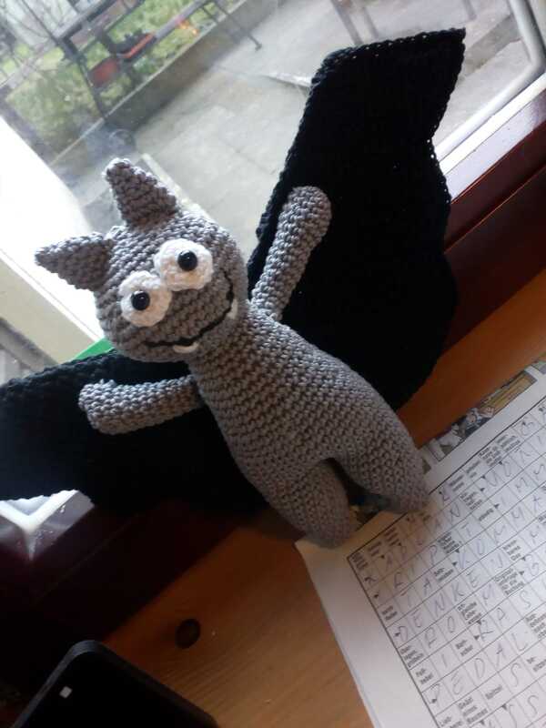 Häkelanleitung Fledermaus Flatti - PDF Datei