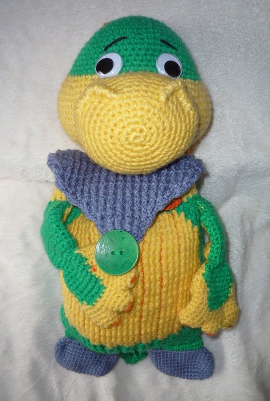 Häkelanleitung Rucksack Dinosaur Dino