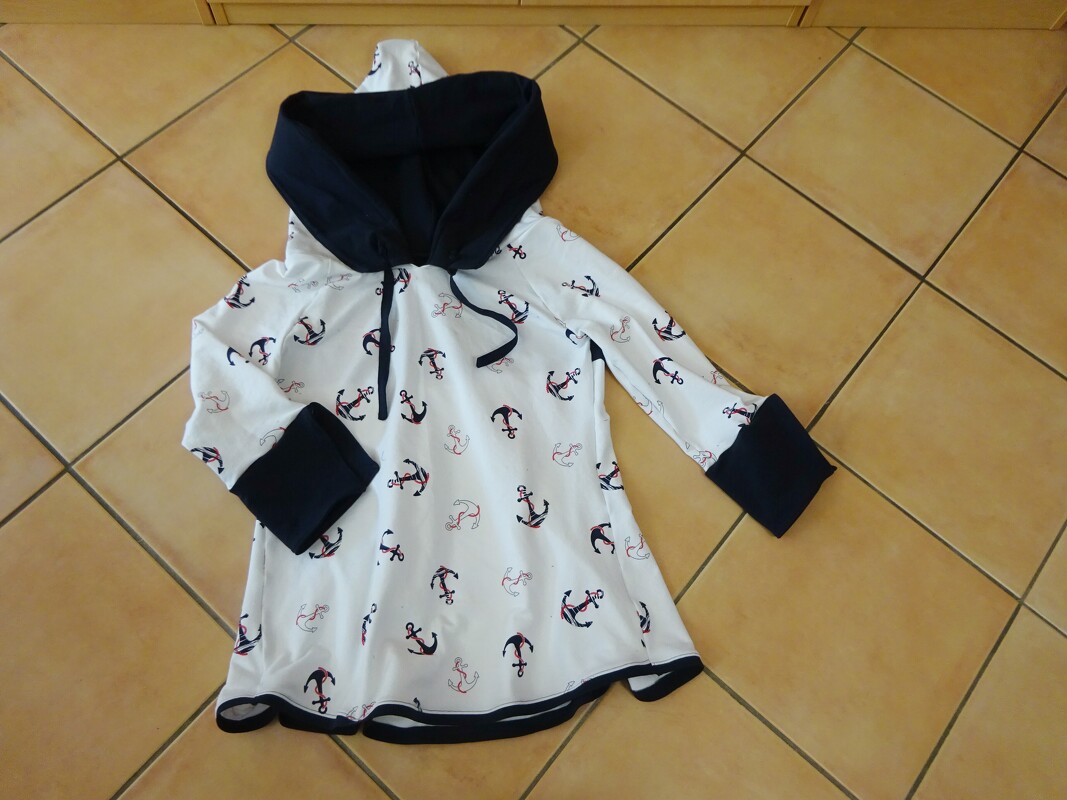 Hoodie „la Chemise“ Gr. 34-54 Schnittmuster &amp; Nähanleitung