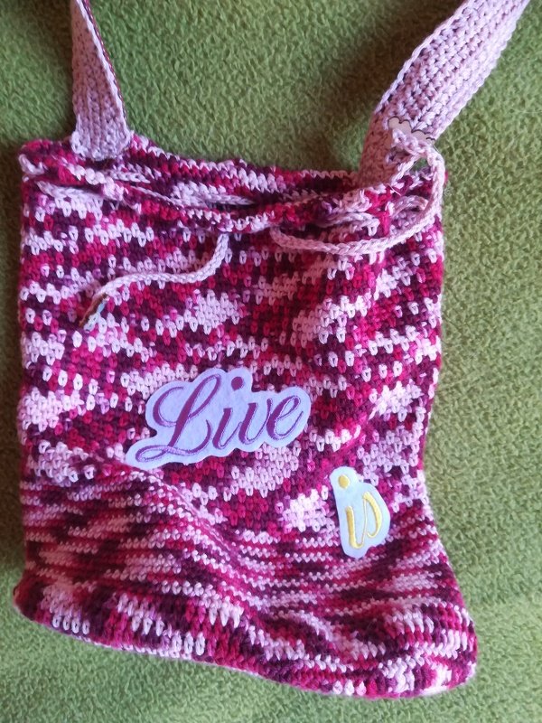 Häkelanleitung / Amigurumi / Beutel Crochet Love