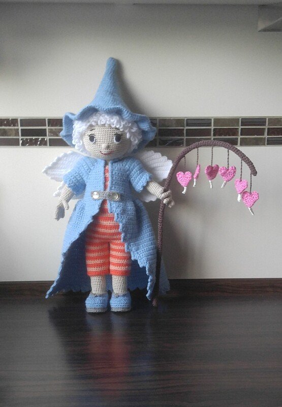 Häkelanleitung / Amigurumi / Lotta im Flower-Fairy Outfit - mit Grundpuppe