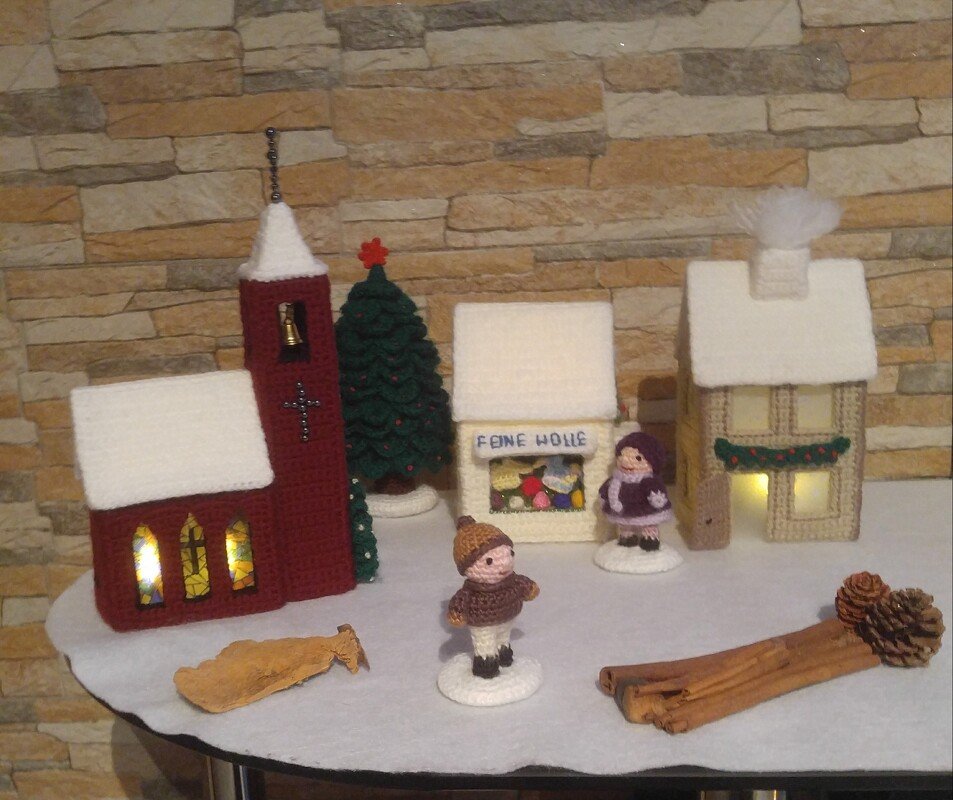 Magic winter village