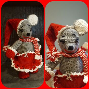 Weihnachten kann kommen, meine Maus ist schon fertig geworden.