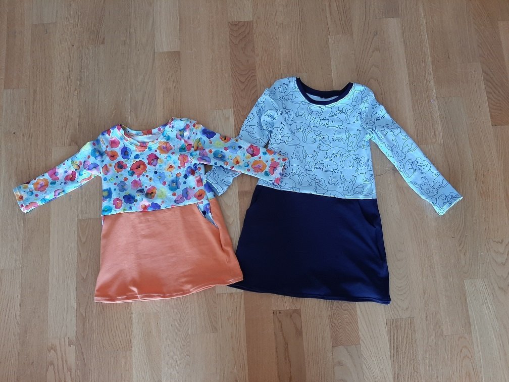 Fannie - Sweatkleid für Mädchen 86-152