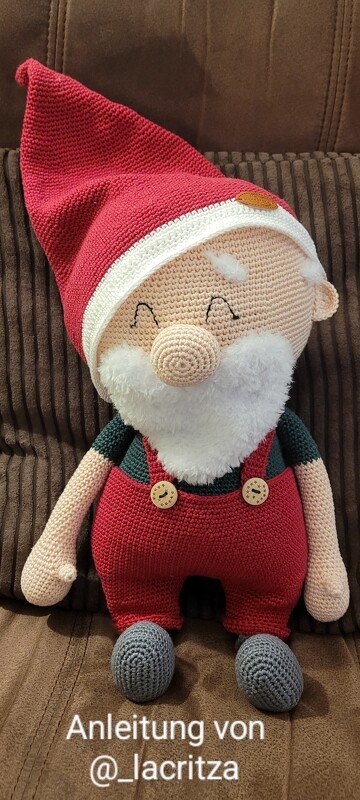 Grinse-Weihnachtsmann (groß) von LaCritza