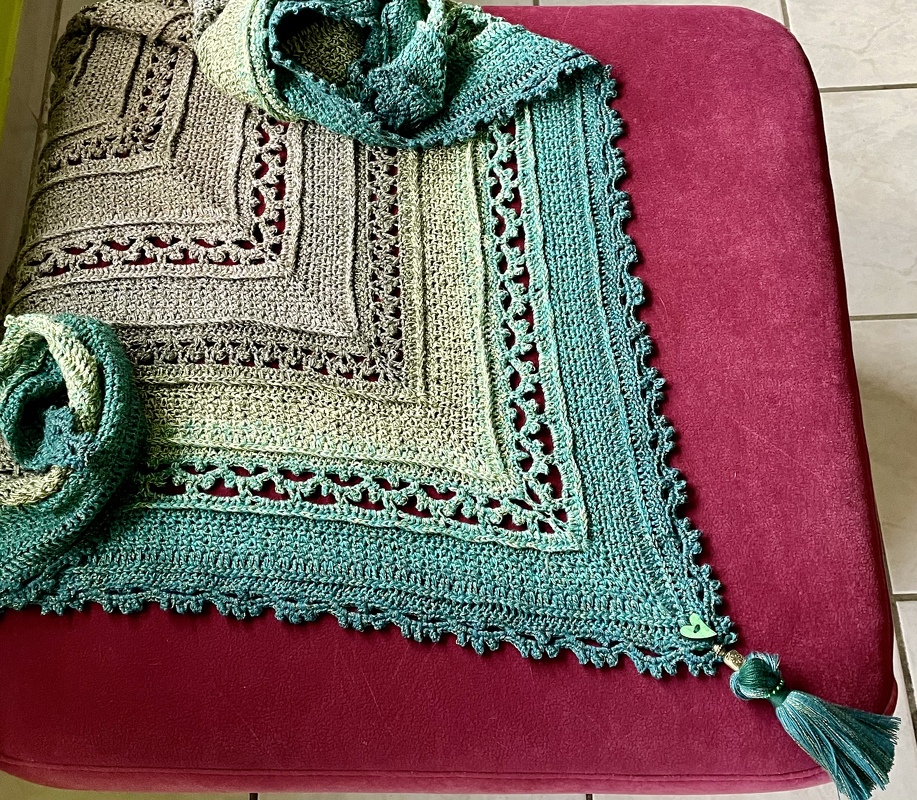 Scheherazade - ein Häkeltuch wie aus 1001 Nacht