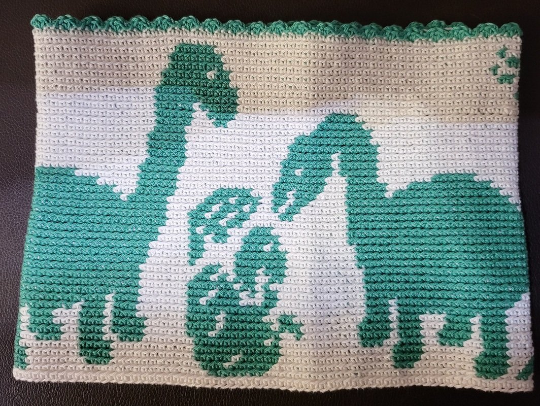 Häkelanleitung Loop &quot;Dinowelt&quot;