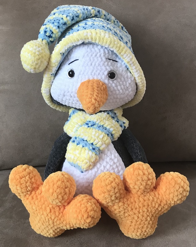 Häkelanleitung / Amigurumi / Poppi der Pinguin