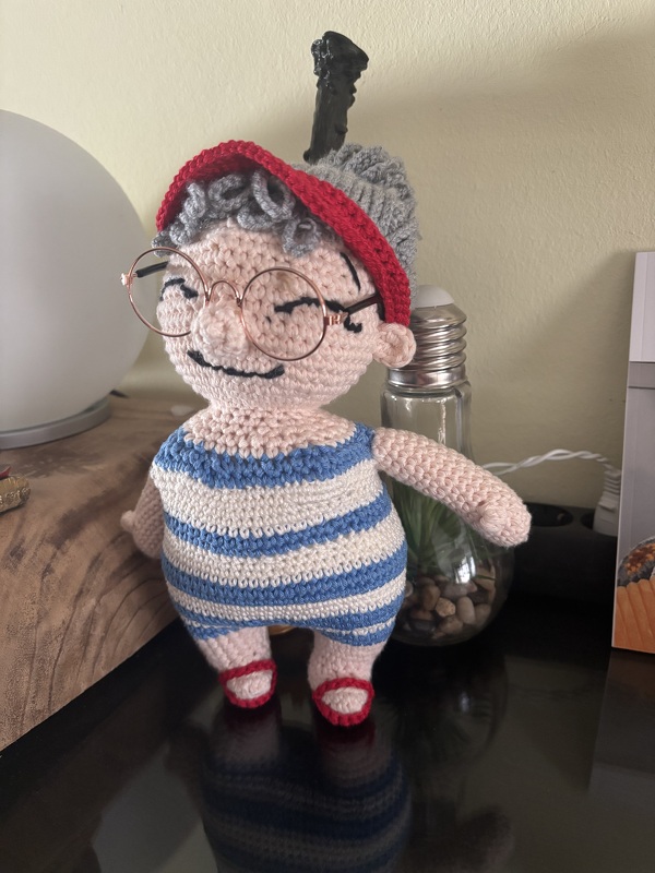 Granny Sailor Crochet pattern (Mrs. Santa Claus on vacation) Amigurumi