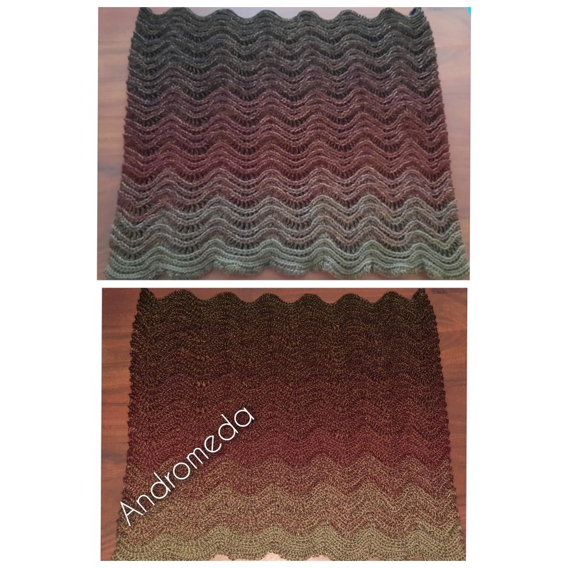Crochet Pattern Loop Scarf "Andromeda"