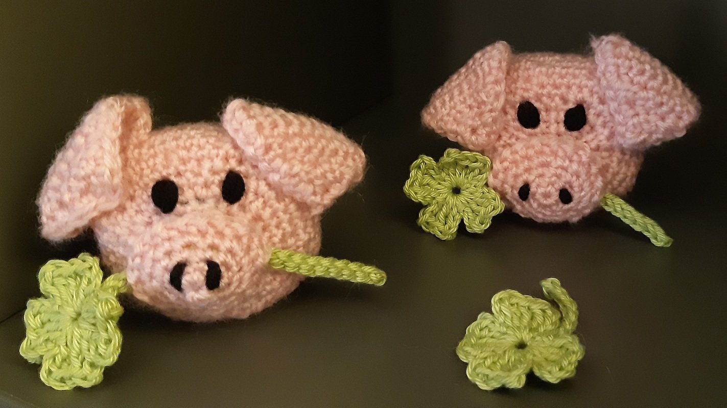 Häkelanleitung *Schwein* muss man haben