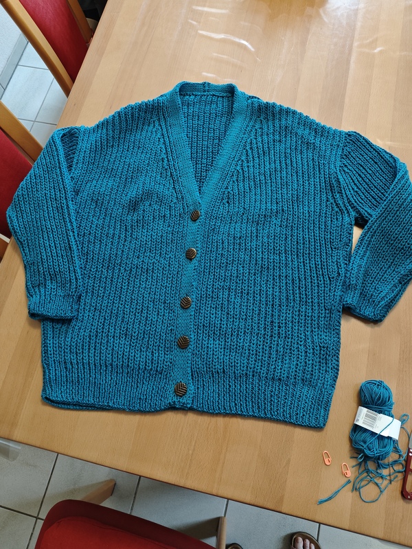 Strickanleitung Strickjacke Rieke Damen Cardigan