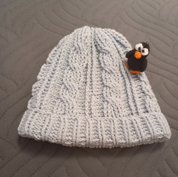 So, Mütze Nr.2. Habe sie etwas abgewandelt. Mir gefallen alle 3 Muster!