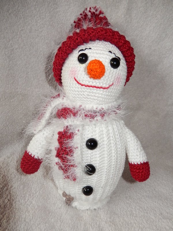 Amigurumi Schneemann