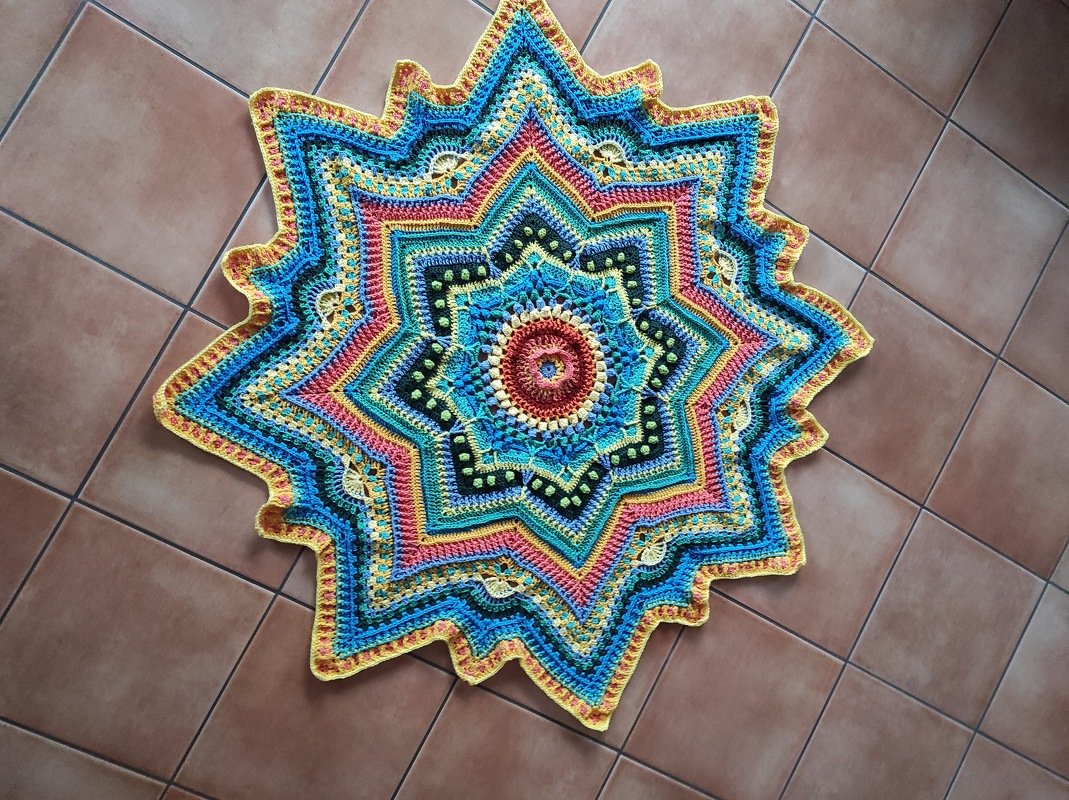 Anleitung Sternendecke "Askorun"