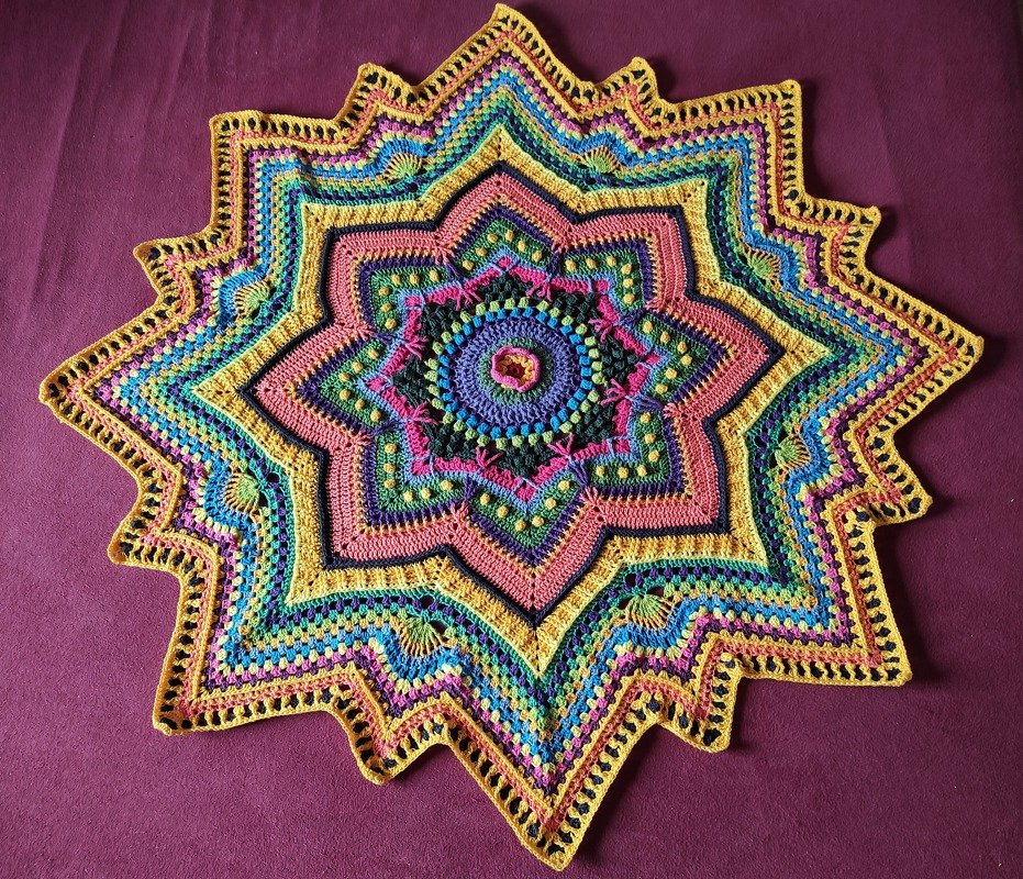 Anleitung Sternendecke "Askorun"