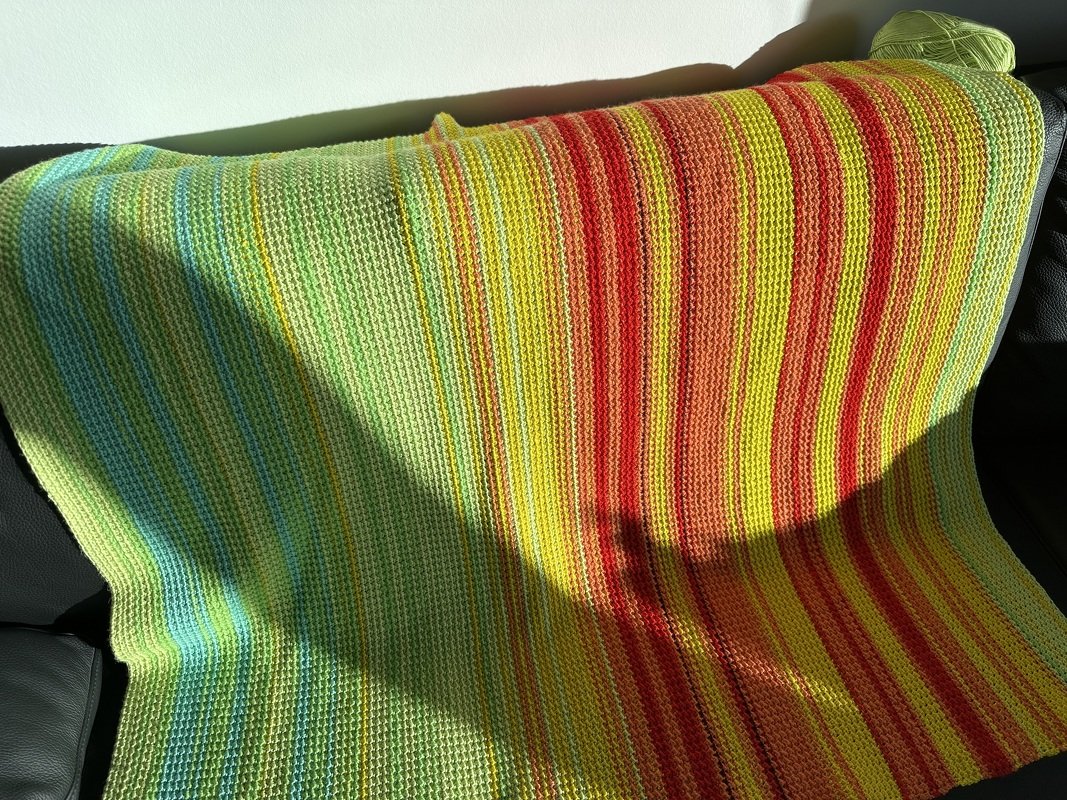 Häkelanleitung Temperaturdecke