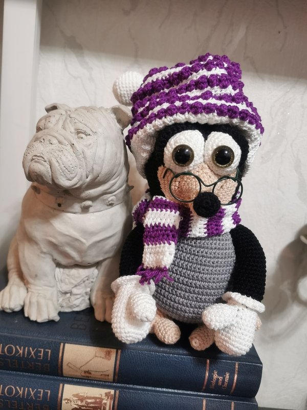 Crochet Pattern " Bodo Buddel" The little mole *Winter Edition*