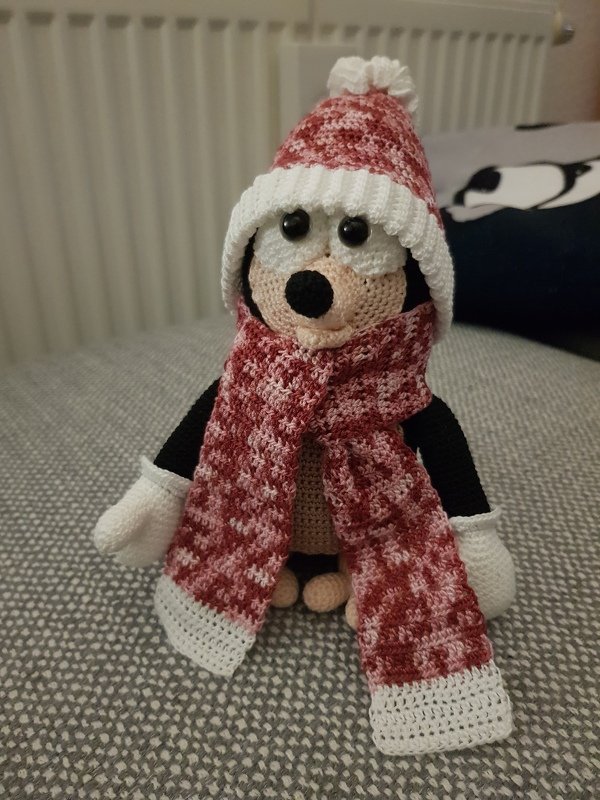 Crochet Pattern " Bodo Buddel" The little mole *Winter Edition*