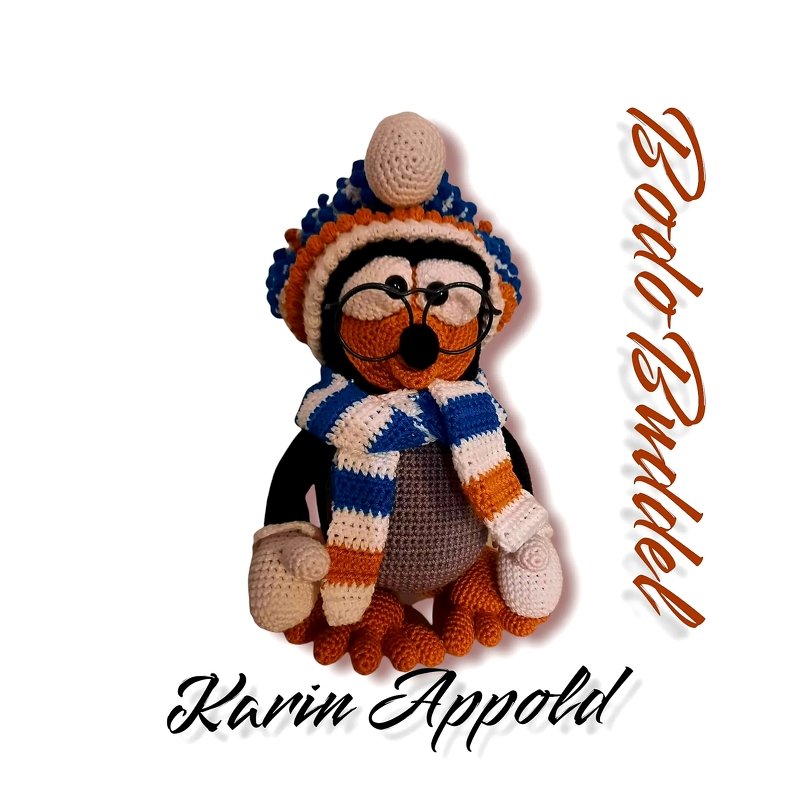 Crochet Pattern " Bodo Buddel" The little mole *Winter Edition*