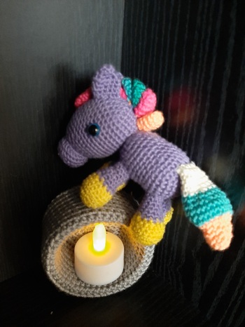 Ich habe sie gehäkelt und meine Enkelkinder gehen damit nur noch schlafen