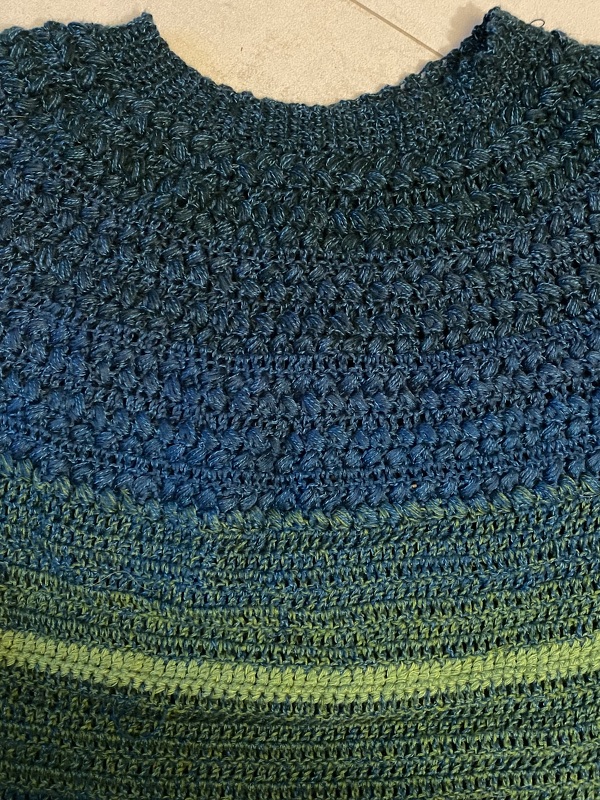 Anleitung für den Häkelpullover Sophia Größe 36-46