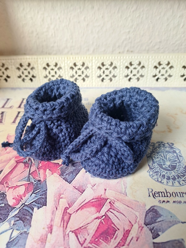 Babyschuhe Häkelanleitung "Stiefelchen"
