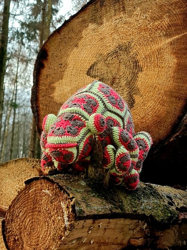 African Flowers Camila the Camaleon crochetpattern