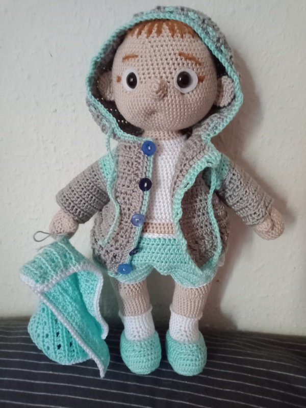 Häkelanleitung, Babymädchen Lina