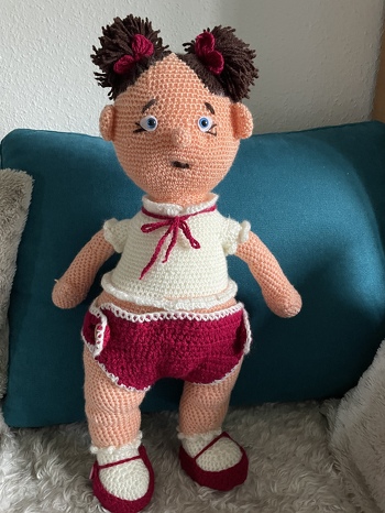 Für mich als nicht Profi im Häkeln,eine gute Anleitung!
Sieht nicht wie das Original aus,aber ich zu Frieden!
Danke dafür