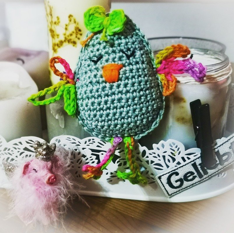 Häkelanleitung Osterei-Küken