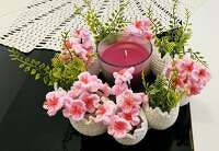 Häkel-Deko Kirschblüten und Ostereier - einfach und vielseitig