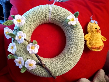 ....oder ein einfacher Frühlingskranz