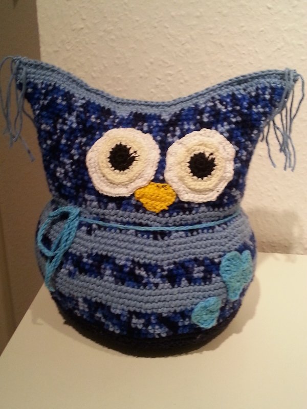 Eule - Türstopper, Kuscheltier - Häkelanleitung