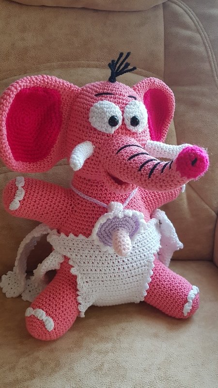 Elephant - Crochet Pattern from Diana´s kleiner Häkelshop