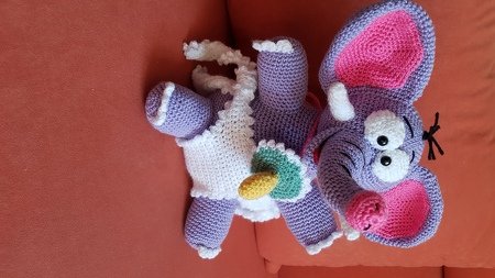 Elephant - Crochet Pattern from Diana´s kleiner Häkelshop