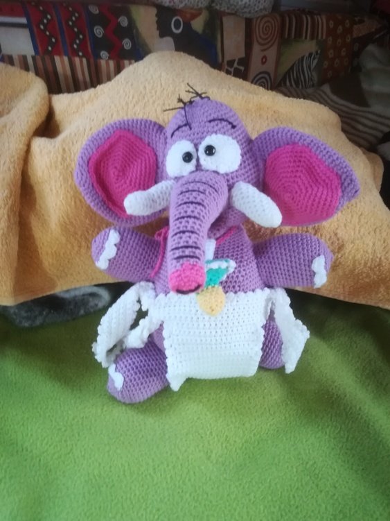 Elephant - Crochet Pattern from Diana´s kleiner Häkelshop