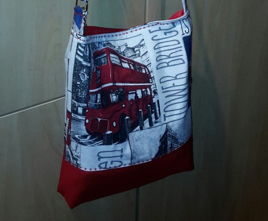 Nähanleitung Tasche June / Schultertasche nähen