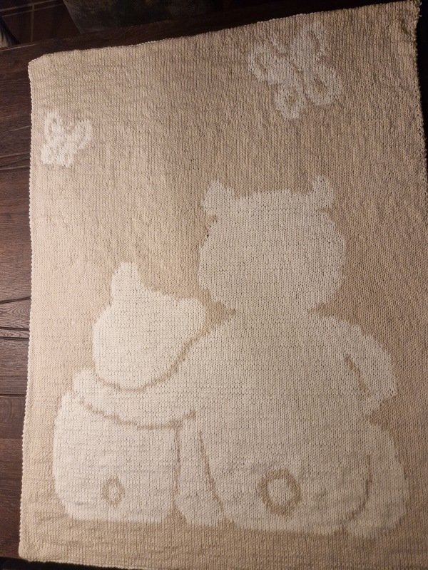 Knitting pattern baby / kids blanket "Mom's Love"