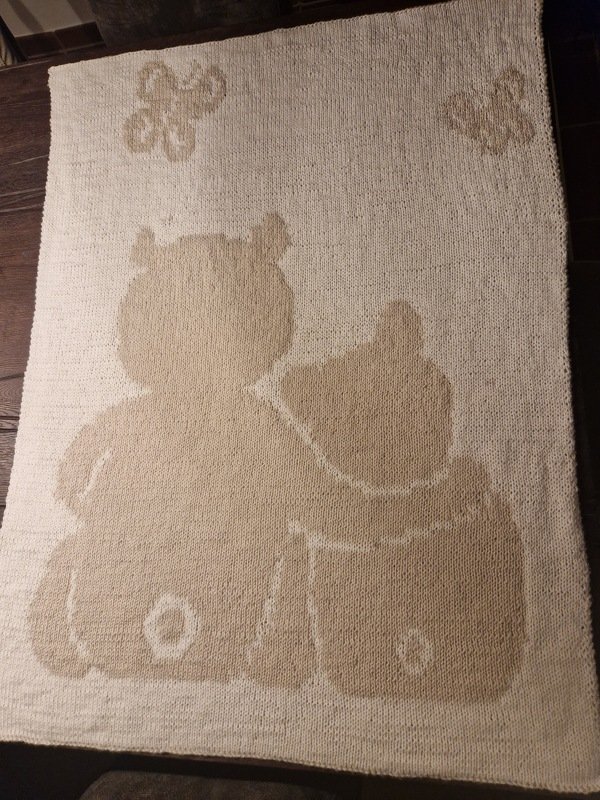 Strickanleitung Baby- / Kinderdecke "Mom's Love"