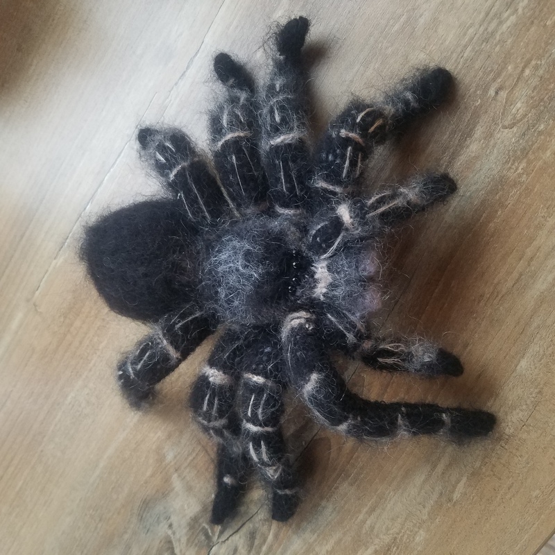 Häkeln Vogelspinne. Spinne Häkeln. Häkelanleitung  Amigurumi.