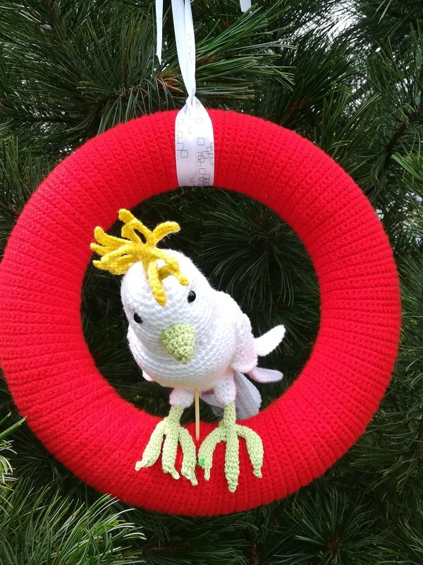  Kakadu Amigurumi Häkelanleitung pattern Papagei