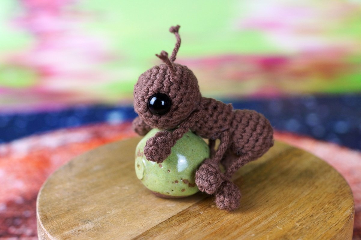 Mini Ameise freie Häkelanleitung FreeBook 